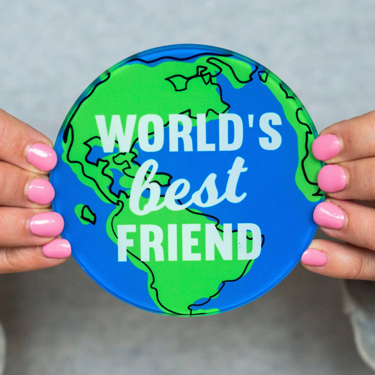 'World's Best Friend' Coaster Coaster Of Life & Lemons®