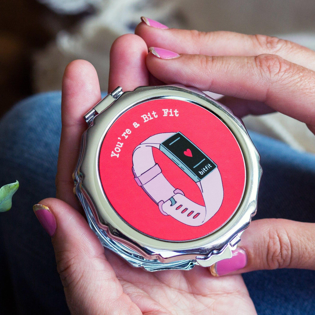 'You're A Bitfit' Compact Mirror Gift Compact Mirror Of Life & Lemons®