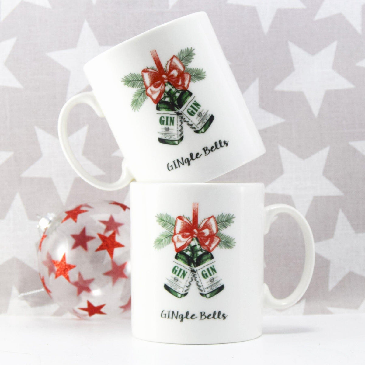 Bone China GINgle Bells' Christmas Mug Mug Of Life & Lemons