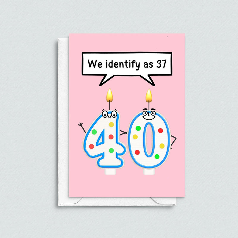 funny 40th birthday card