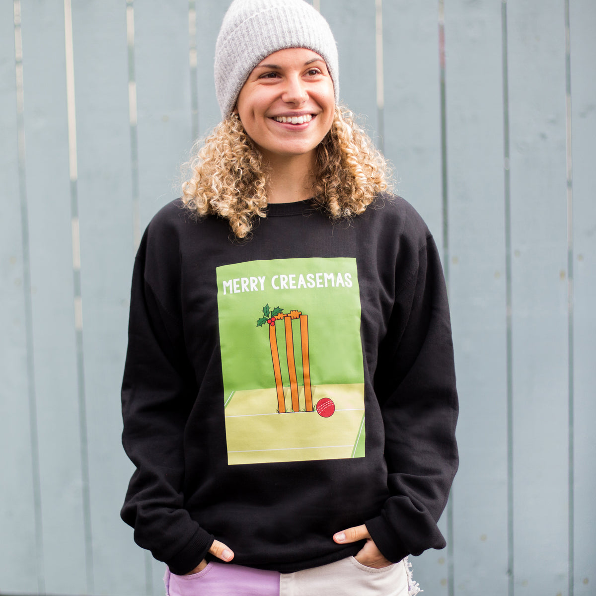 Funny Cricket Unisex Christmas Jumper