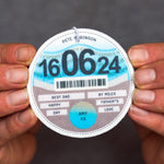 custom tax disc that acts as a car air freshener