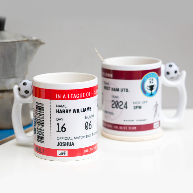 Personalised Football Mug For Dad