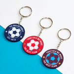 Personalised Football Team Keyring