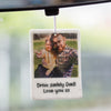 eucalyptus scented car air freshener that can be customised for a thoughtful gift