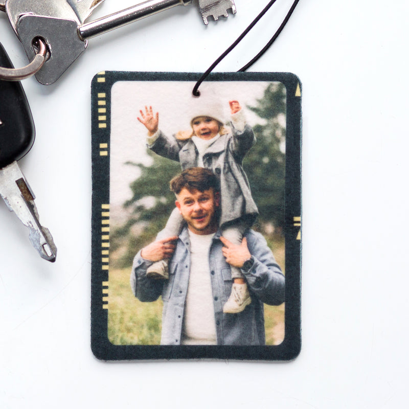 personalised photo car air freshener