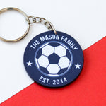 Personalised Football Team Keyring