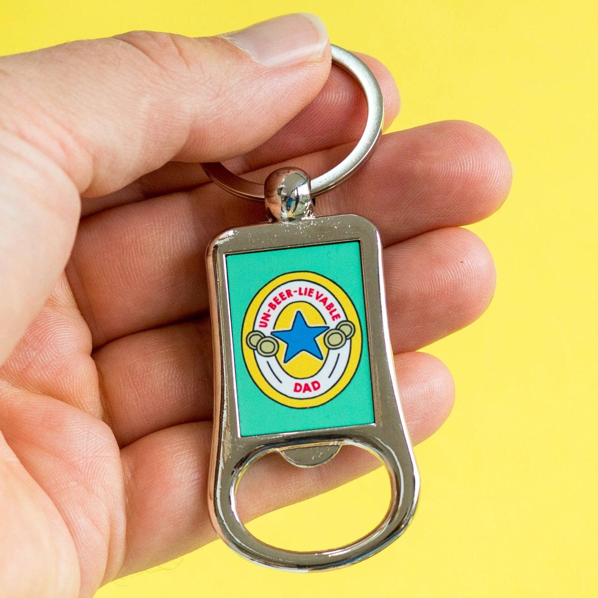 Funny Beer Bottle Opener Keyring for Dad - Of Life & Lemons®