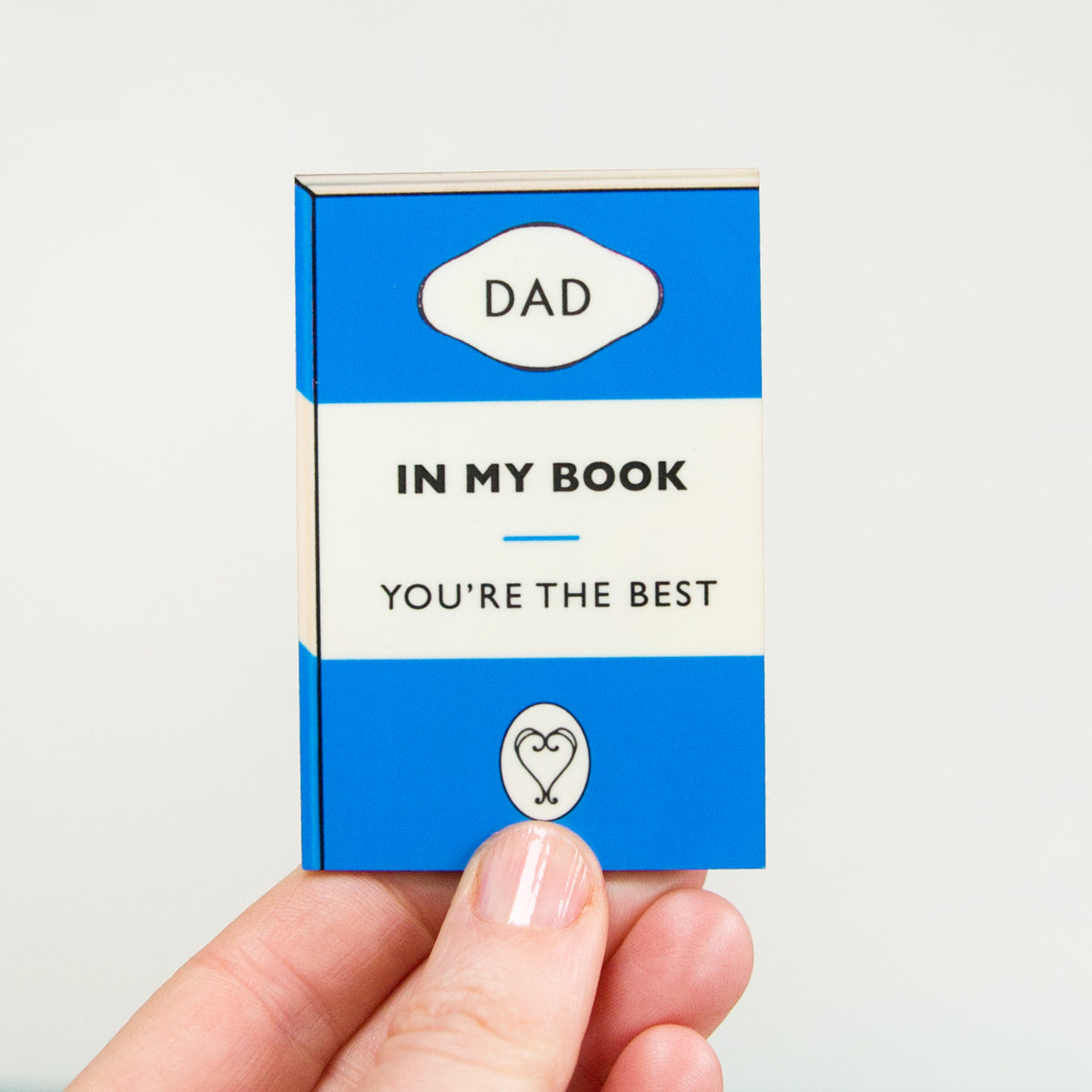 Book Themed Fridge Magnet For Dad