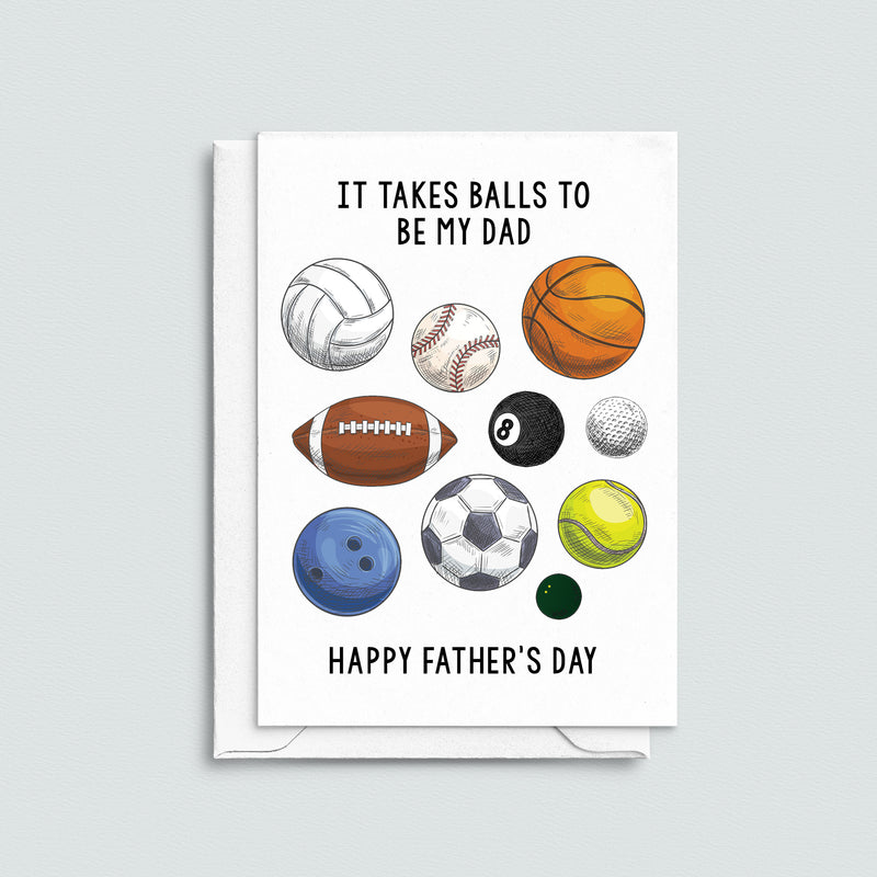 Funny Sports Father's Day Card