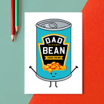 Funny Baked Beans Card For Dad