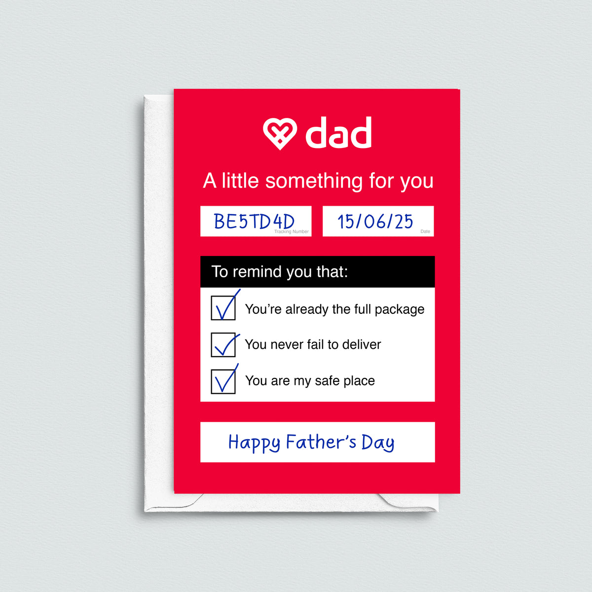 Thoughtful Father's day card by Of Life & Lemons