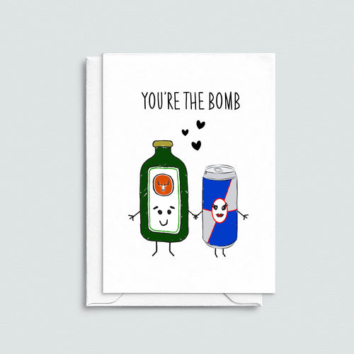 'You're the Bomb' Card For Partner