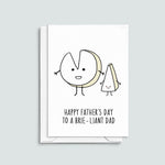 'Brie-liant Dad' Funny Cheese Father's Day Card