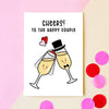 'Cheers To The Happy Couple' Wedding Card - Of Life & Lemons®