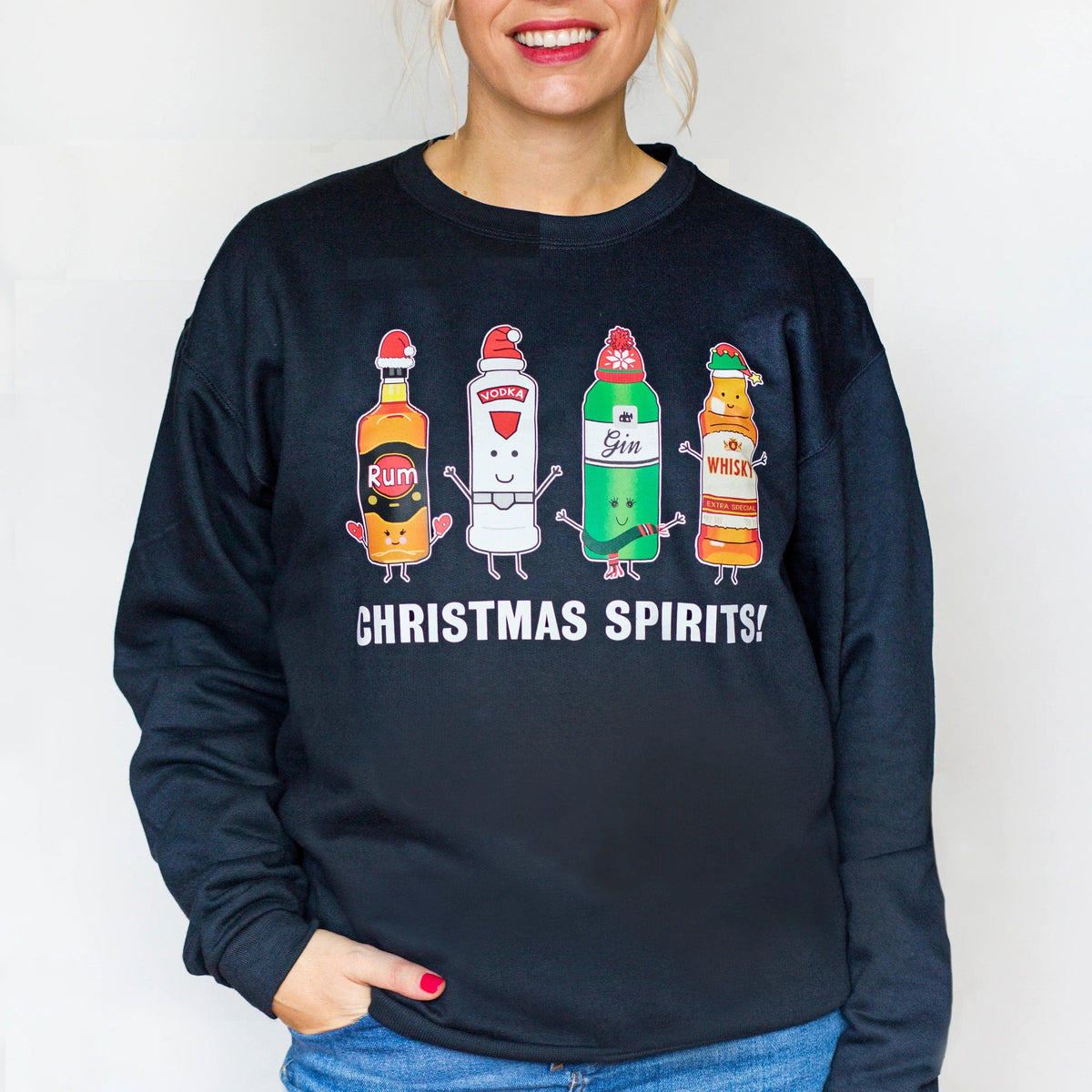 'Christmas Spirits' Christmas Jumper - Of Life & Lemons®