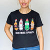 'Christmas Spirits' Ladies Christmas T-Shirt - Of Life & Lemons®