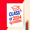 'Class Of 2024' Graduation Card