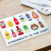 Funny Condiments Chopping Board