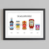 Personalised Family Condiments Print