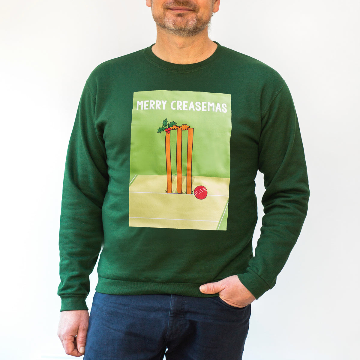 Funny Cricket Unisex Christmas Jumper