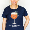 Funny Spritz Ladies Christmas T-Shirt