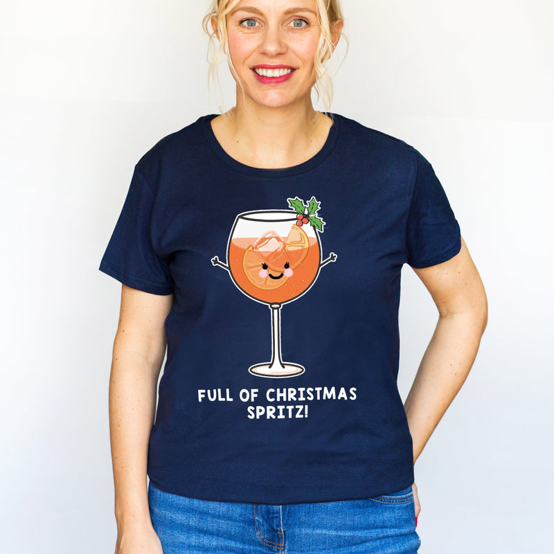 Funny Spritz Ladies Christmas T-Shirt