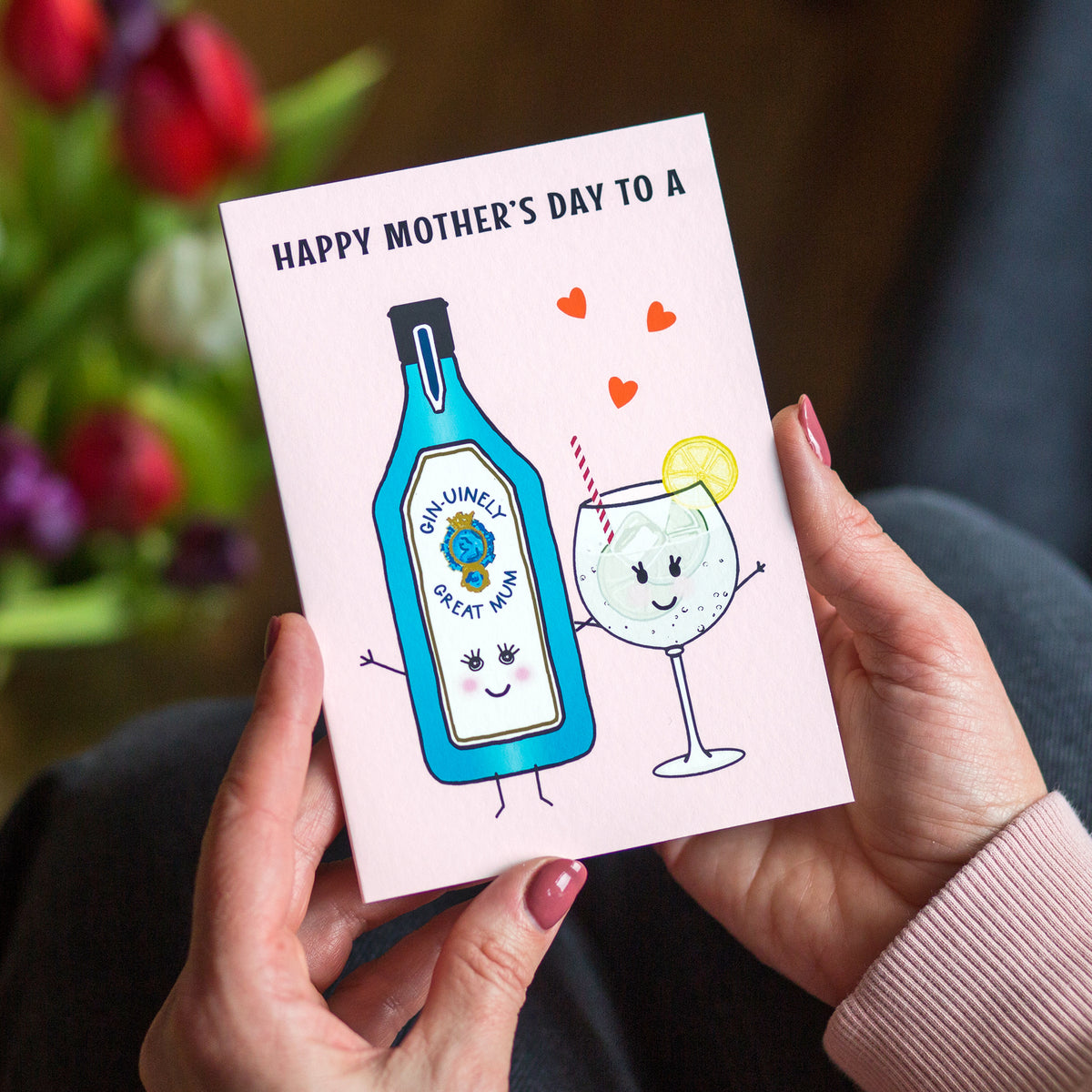 'GINuinely Great Mum' Mother's Day Card