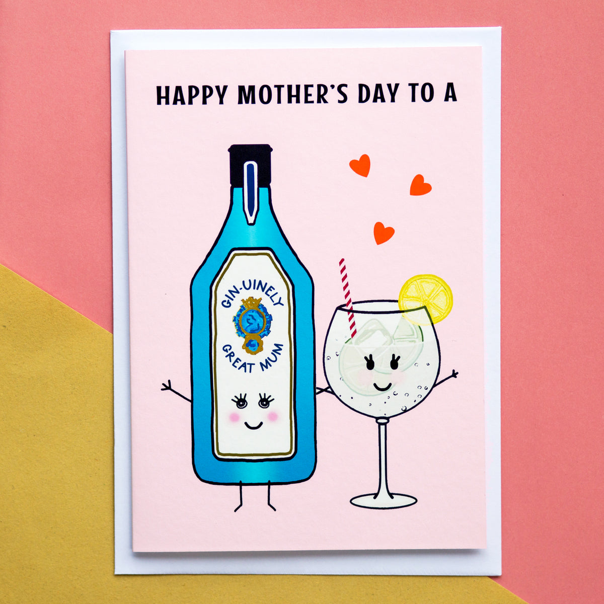 'GINuinely Great Mum' Mother's Day Card