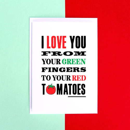 Funny Gardening Card For Partner