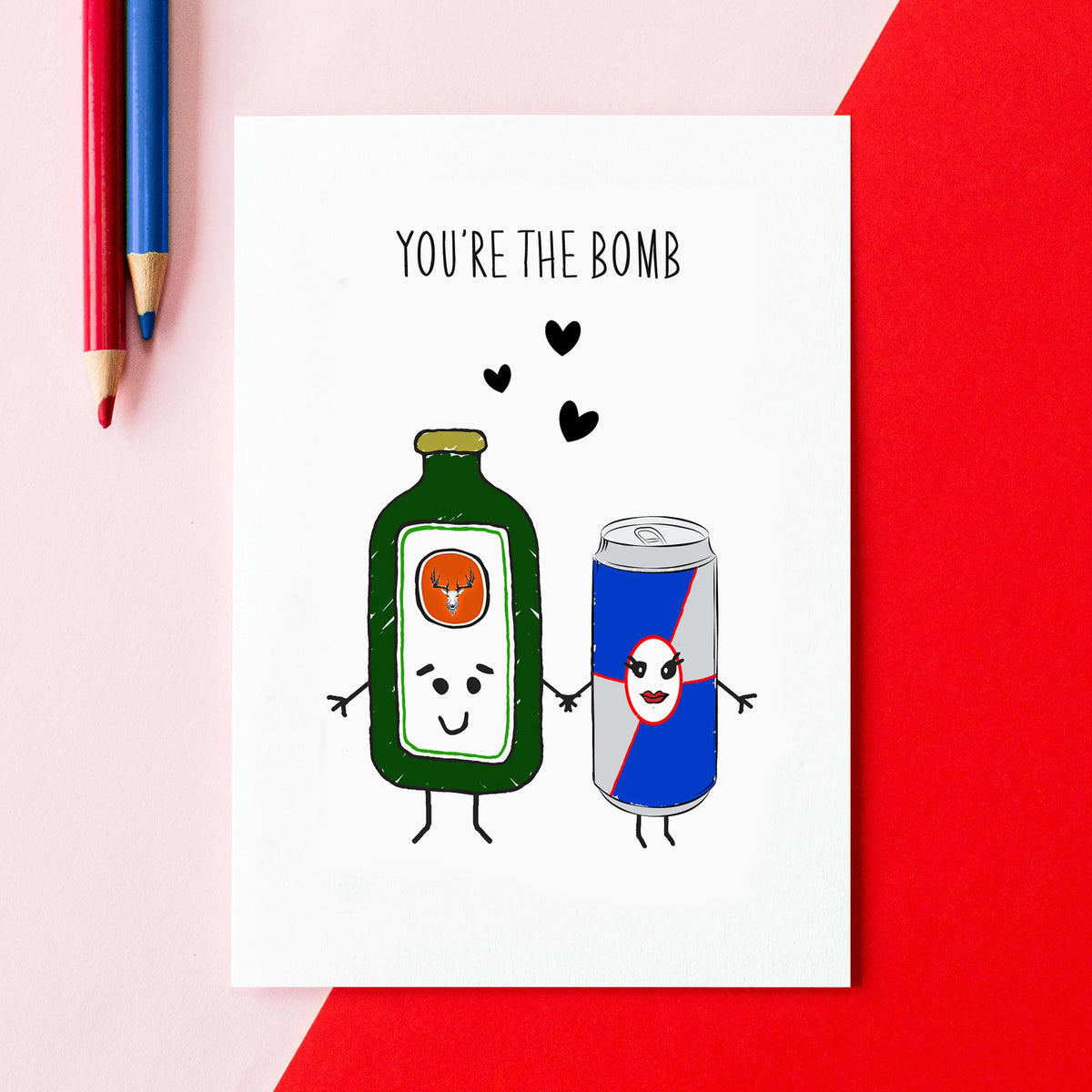 'You're the Bomb' Valentine's Card