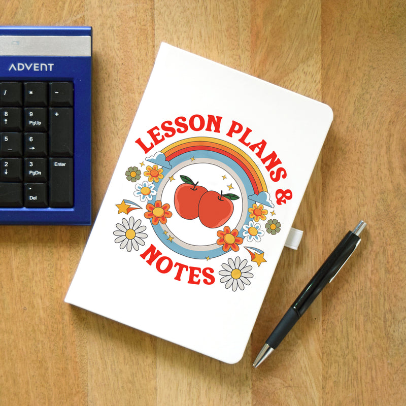 Retro Lesson Plan Notebook For Teachers