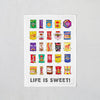 'Life Is Sweet' Tea Towel