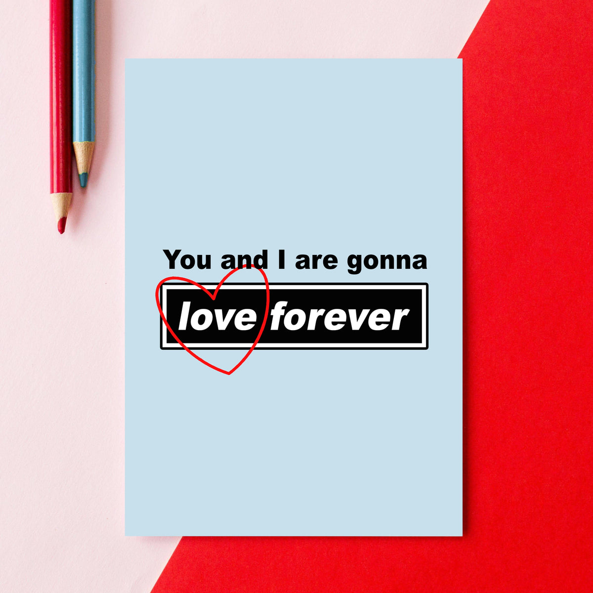 Oasis Valentine's Day Card