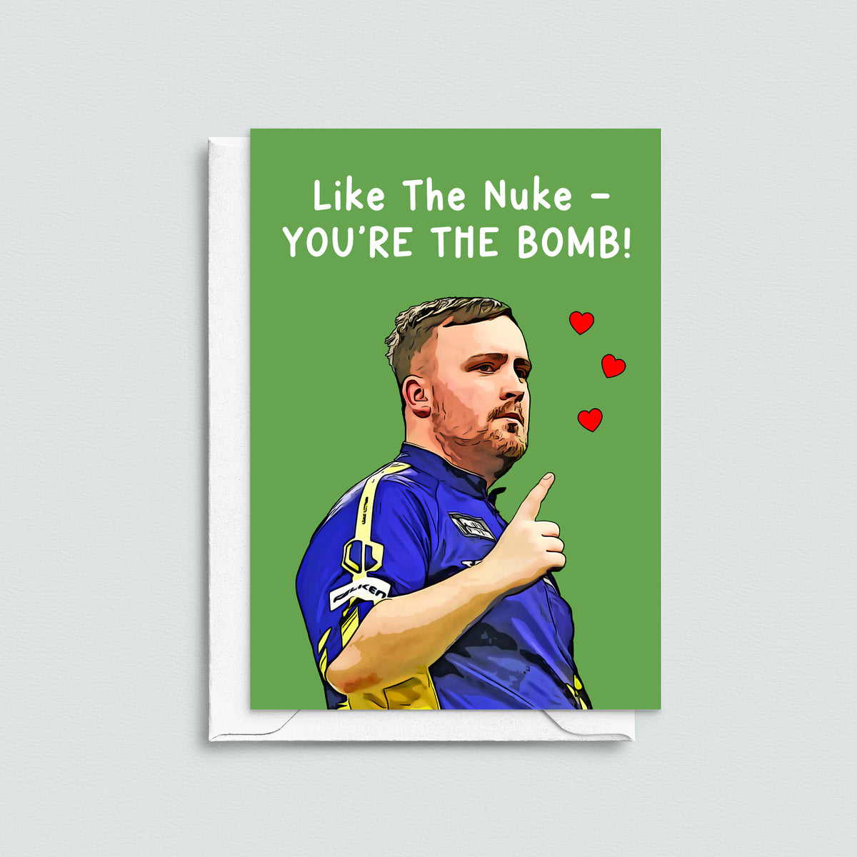 Funny Darts Card For A Partner