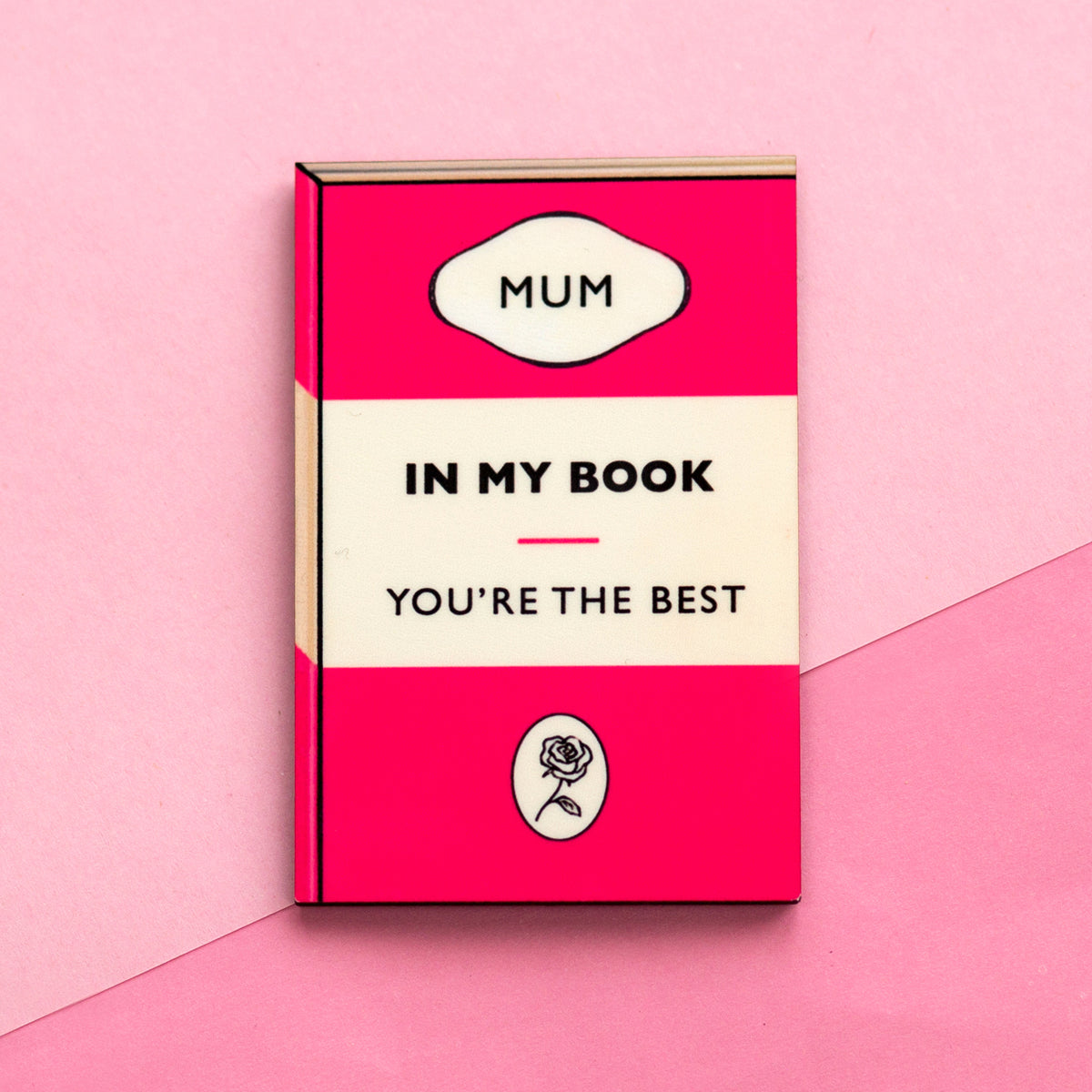 Book Themed Fridge Magnet For Mum