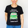 'Driving Gnome For Christmas' Ladies T-Shirt - Of Life & Lemons®