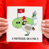 Funny Golf Christmas Card - Of Life & Lemons®