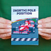 Funny Motor Racing Christmas Card