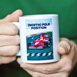 Funny Motor Racing Christmas Mug