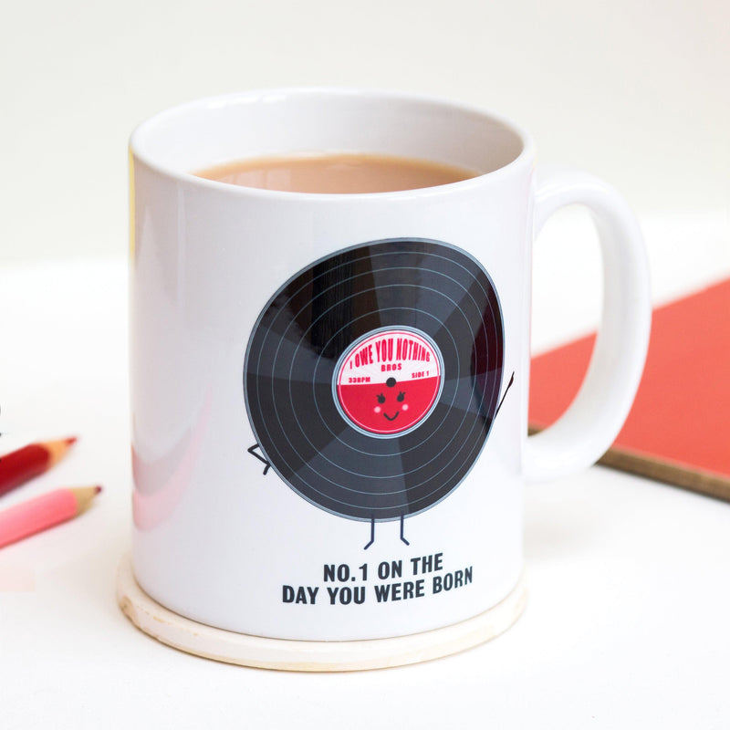 Personalised 'No.1 On The Day You Were Born' Birthday Mug - Of Life & Lemons®