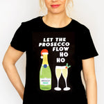 Ladies Prosecco Christmas T-Shirt