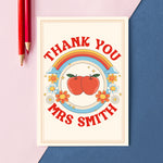 Personalised 'Thank You Teacher' Card