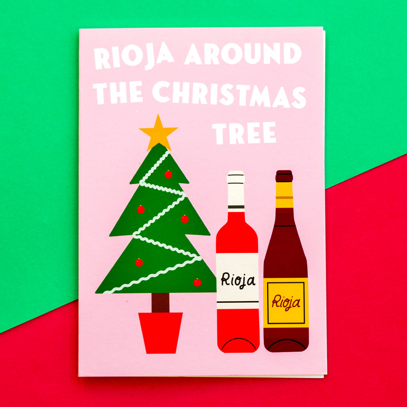 Wine Christmas Card