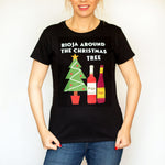 Ladies Wine Christmas T-Shirt