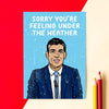 Funny Rishi Sunak get well soon card