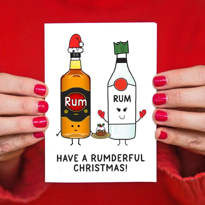 Funny Rum Christmas Card - Of Life & Lemons®