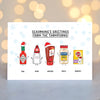 'Seasoning's Greetings' Personalised Family Christmas Cards