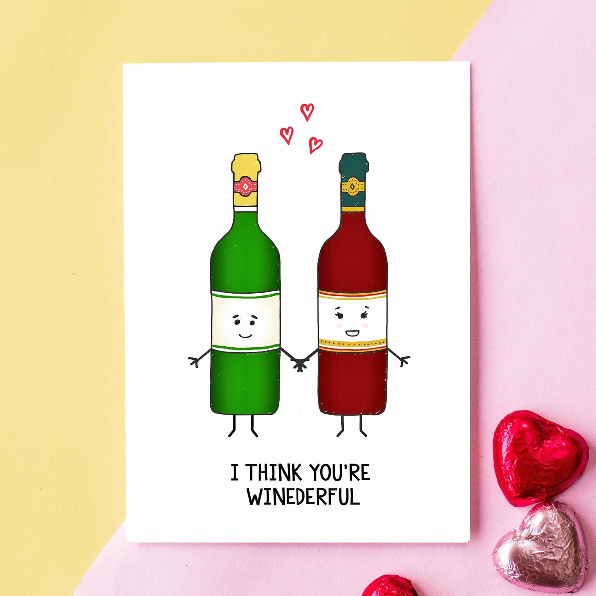 Wine Themed Card For Partner