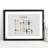 Personalised Hen Party Print Personalised Prints Of Life & Lemons 